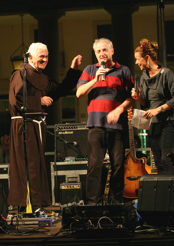 Fra' Beppe Prioli, Livio Ferrari e Francesca Ferrari